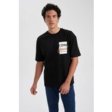 Defacto Oversize Fit Crew Neck Printed T-Shirt Cene