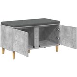  Klupa za hodnik s jastukom Betonski sivi 60 x 38 x 46 cm | shoptok.hr