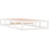  Okvir za krevet bijeli 75 x 190 cm jednokrevetni drveni | Eponuda.com