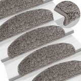  Prostirke za stepenice 20 kom 65x21x4 cm sive poluokrugle velike | Shoptok.si