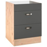 XXXL Spodnja Omarica S Predali Shadow, Siva, Barva Hrasta | Shoptok.si