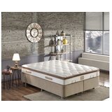 Hanah home queen double size padded firm mattress beli - braon (480NRN1266) dušek