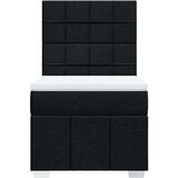 vidaXL Box spring krevet s madracem crni 80 x 200 cm od tkanine | shoptok.hr