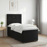  Boxspring krevet s madracem Crna 80 x 200 cm Baršun | shoptok.hr