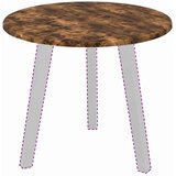  Gornji dio stola Ø 50 x 1,5 cm Kružni Konstruirano drvo | shoptok.hr