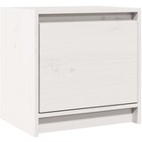 Furnova Nočna omarica bela 40x30,5x40 cm trdna borovina, (21927737) | Shoptok.si