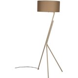 Dutchbone Svetlo rjava stoječa svetilka s tekstilnim senčilom (višina 150 cm) Murphy – | Shoptok.si