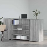 Recepcijski stol 200x50x103,5 cm od konstruiranog drva Slike