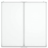  Magnetna bijela ploča sklopiva 100 x 100 x 1,7 cm aluminijska | shoptok.hr