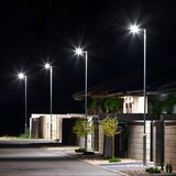  LED solarna ulična lampa VIA 100W/10000 mAh 3,2V 6000K IP54 + daljinski upravljač | Eponuda.com