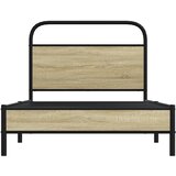  Okvir kreveta bez madraca boja hrasta sonome 90 x 200 cm drveni | shoptok.hr
