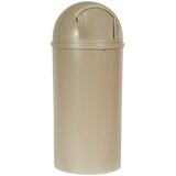 Rubbermaid Protipožarna posoda za odpadke (PE), prostornina 80 l, VxØ 1070 x 455 mm, beige | Shoptok.si