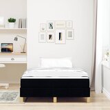  s opruga kutije s madracem Crna 120 x 200 cm tkanina | shoptok.hr