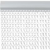  Verižna mreža proti mrčesu za vrata 56x186 cm aluminij, (21279924) | Shoptok.si