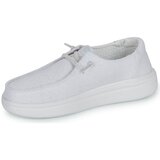 Hey Dude Slips on WENDY RISE PERF CANVAS Bela | Shoptok.si