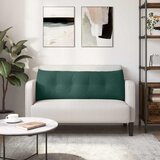  Jastuk za leđa Tamnozelena 140 x 24 x 50 cm Baršun | shoptok.hr