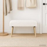  Klupa Jednobojno Krem 80 x 40 x 46 cm Bouclé | shoptok.hr