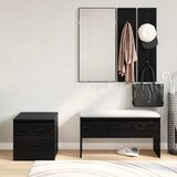  Set namještaja za predsoblje 3 pcs Crni hrast 80 x 31 x 40 cm | shoptok.hr