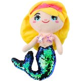  igračka sirena s šljokastim repom 30 cm - zeleno/žuta | Shoptok.si