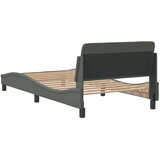 Okvir za krevet Dover tamnosivi 100x200 cm od tkanine | shoptok.hr