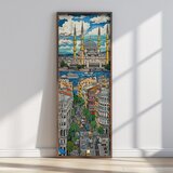 WALLXPERT FAH148-120 Multicolor Decorative Framed MDF Painting | Eponuda.com