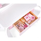 ECO TOYS Toaletni stol za djecu s ogledalom, stolicom i 7 dodataka Slike