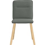 vidaXL Jedilni stoli 4 kosi temno sivo blago | Shoptok.si
