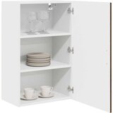 vidaXL Stenska kuhinjska omarica s polico Rjav hrast 50 x 31 x 80 cm | Shoptok.si