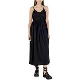 Vero_Moda Dolge obleke Vmpanna 7/8 Singlet Jrs 10329680 Črna u