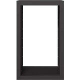 vidaXL Stojalo za drva črno 60x40x100 cm jeklo | Shoptok.si