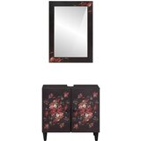  Set ormarića za kupaonicu Zidne 2 pcs Čvrsto drvo manga | Eponuda.com