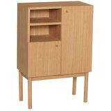 Hübsch Ormarić u dekoru hrasta u prirodnoj boji 60x90x34 cm Nobby – Cijene