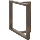  Noge za blagovaonski stol T-oblika 2 kom Crne 100x35x(72-73) cm Čelik | shoptok.hr