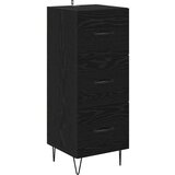  Kreveta Crni hrast 34 x 34.5 x 90 cm Konstruirano drvo | shoptok.hr