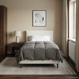  Ljetni pokrivač Svijetlo siva 135 x 200 cm Mikrovlakna | shoptok.hr