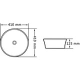 vidaXL Umivaonik 41 x 12,5 cm keramički bijeli | shoptok.hr