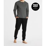 Atlantic Men's pyjamas - black/khaki Cene