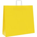 Papirnate vrećice 250 kom s ručkama žute 54x15x49 cm | Eponuda.com