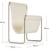 Kave Home Tekstilno stojalo za časopise Siana – | Shoptok.si