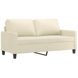  2-dijelni set sofa s jastucima krem od umjetne kože | shoptok.hr