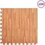  Podloga za bazen 24 pcs boja drva 8,64 ㎡ EVA pjenasti materijal | shoptok.hr