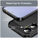 Techsuit Carbon Silicone maska za Xiaomi Poco X8 Pro – crna | shoptok.hr