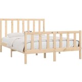  Posteljni okvir iz trdnega lesa 140x190 cm, (20708151) | Shoptok.si