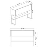 Hanah home Komoda Luxe 120x80x30cm Bež-Crna | Eponuda.ba