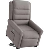  Naslanjač s funkcijo vstajanja taupe blago | Shoptok.si