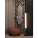 Nova Luce Mat crna željezna LED stojeća svjetiljka s mogućnosti zatamnjivanja sa sjenilom od akrilnog stakla (visina 141 cm) Glaze – | shoptok.hr
