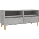 vidaXL TV omarica betonsko siva 100x34,5x44,5 cm inženirski les, (20733945) | Shoptok.si