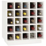 Ormarić za vino bijeli 55,5 x 34 x 61 cm od masivne borovine | shoptok.hr