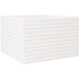 Furnova Vrtno cvetlično korito belo 70x70x46 cm trdna borovina, (21921382) | Shoptok.si