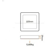 PANEL LED LPLB21W183 18W KVADRATNI PANASONIC | shoptok.hr